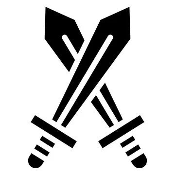 Sword Vector Icon Design Illustration Stock Illustration