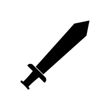 Sword vector icon Stock Illustration