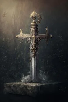 Sword of wounding Stock Illustration