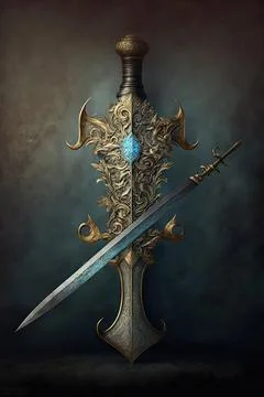 Sword of zariel Stock Illustration