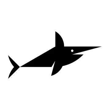 Swordfish logo Stock Illustration