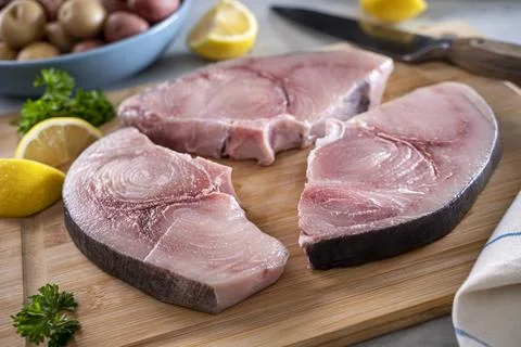 Swordfish Steaks Stock Photos