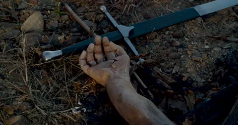 Swords &amp; Axes Video stock 245827425