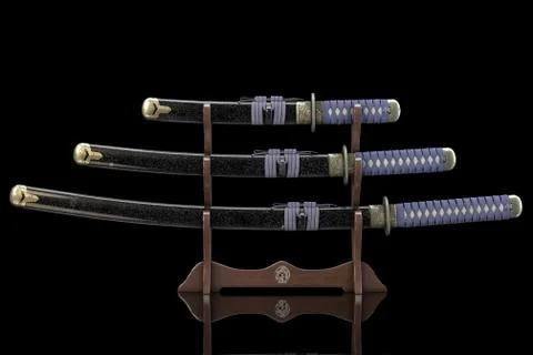 Swords on black Stock Illustration