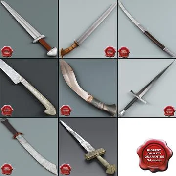 3D Model: Swords Collection V2 ~ Buy Now #91482677 | Pond5