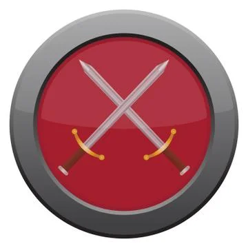 Swords Icon Stock Illustration