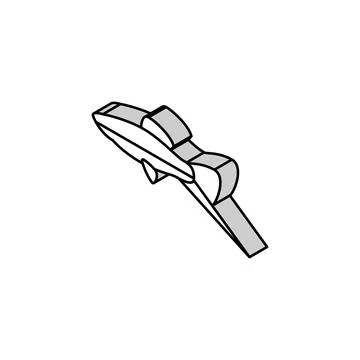 Swordtail fish isometric icon vector illustration Stock Illustration