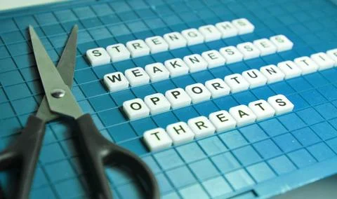 SWOT analysis concept Foto stock