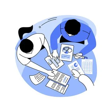 SWOT analysis isolated cartoon vector illustrations. Stock Illustration
