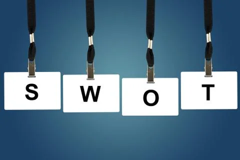 Swot analysis word Stock Illustration