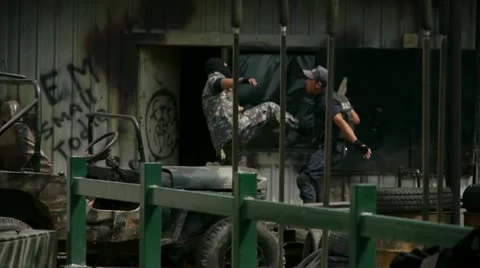 S.W.A.T. performance Video stock 11482247