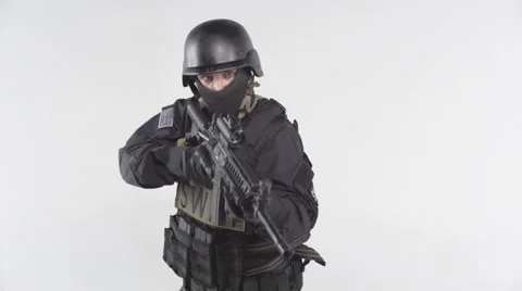 S.W.A.T Team Stock-Footage 32507853