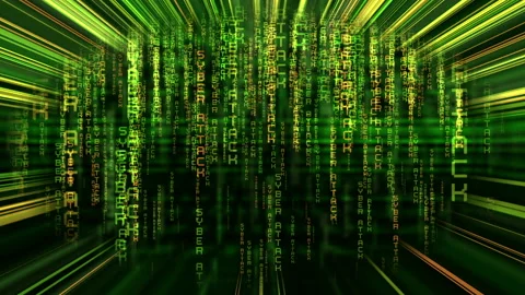 Syber attack on the web concept Stock Footage 153774094
