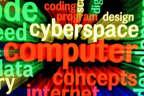 Syberspace screen concept Stock-Illustration