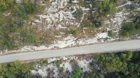 Сycling on a mountain road. Stock Footage 114770409
