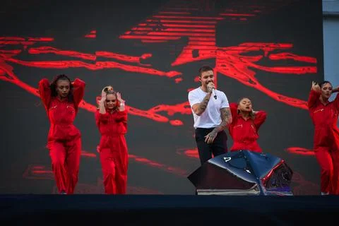 Sydney, Australia - October 13th 2018: Liam Payne performs during the TAB Eve Stock Photos