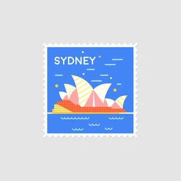 Sydney, Australia. Vector illustration Stock Illustration