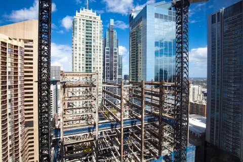 Sydney Building Construction Stock Photos