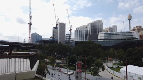 Sydney CBD skyline Stock-Footage 105548171