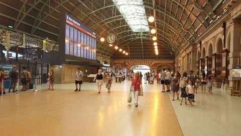 Sydney Central Station Stock Footage 102400661