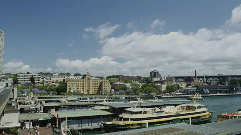 Sydney Circular Quay Stock Footage 44796498