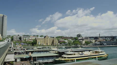 Sydney Circular Quay Video stock 44796568