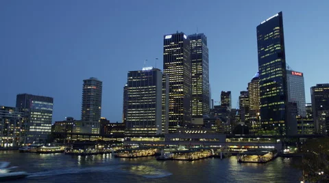 Sydney Circular Quay 스톡 동영상 44797214