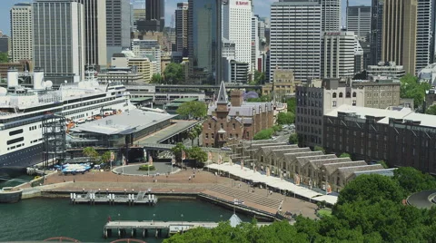 Sydney Circular Quay Video stock 44798373