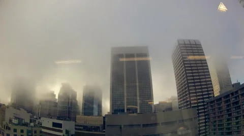 Sydney City Clouds Stockbeeldmateriaal 41298493