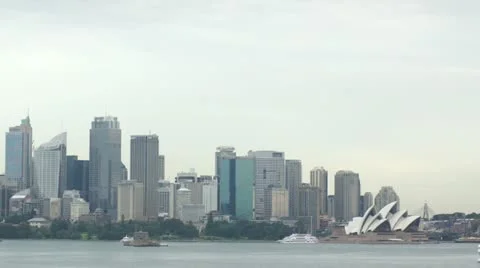 Sydney Cityscape Stock Footage 11365612