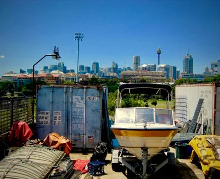 Sydney cityscape Stockfoto's