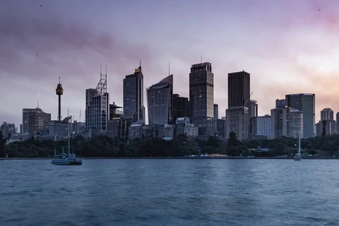 Sydney Cityscape (Timelapse) Video stock 90269248