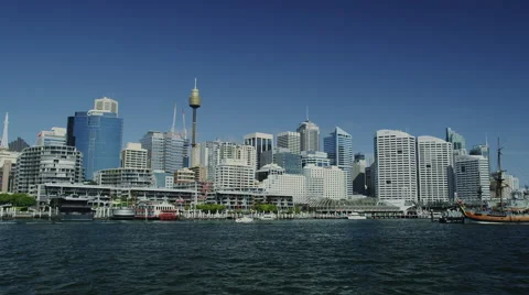Sydney Darling Harbour Stock Footage 44797459