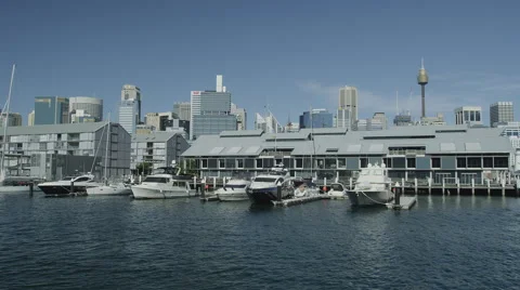 Sydney Darling Harbour Stock Footage 44797726