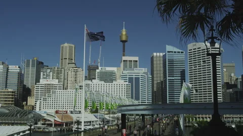 Sydney Darling Harbour Video stock 44798513