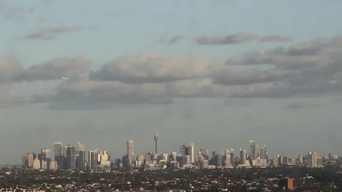 Sydney Dusk Timelapse Stockbeeldmateriaal 71166868