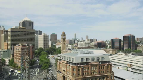 Sydney Elevated City View Vídeos de archivo 44801243