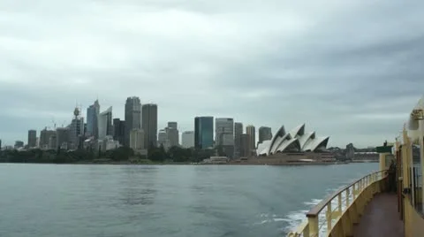 Sydney from Ferry Stock Footage 11365572