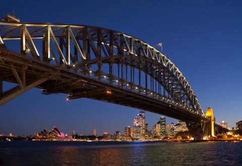 Sydney harbor bridge Stock Photos