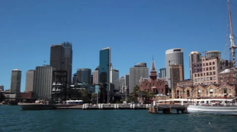 SYDNEY HARBOR THE ROCKS Stock Footage 46843592