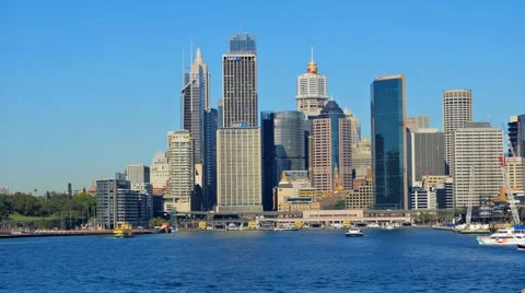 Sydney Harbour and CBD in 4k Stock Footage 59685677
