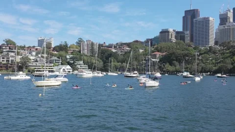 Sydney harbour in Australia 库存影片 302396579