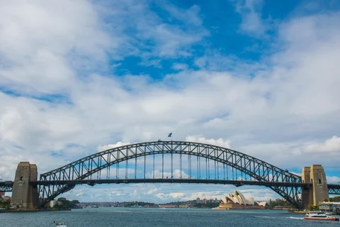Sydney Harbour Bridge 3 Stock Footage 105942049