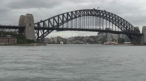 Sydney Harbour Bridge Stock Footage 36096569