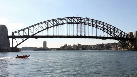 Sydney Harbour Bridge Stock Footage 89402985
