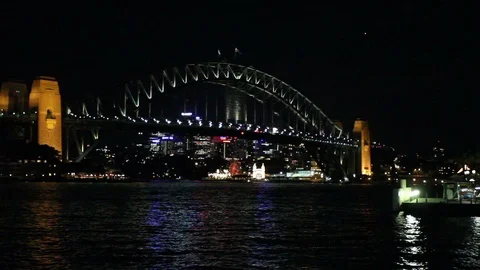 Sydney Harbour Bridge Stock Footage 89403086