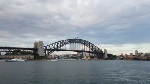 Sydney Harbour Bridge Stock Footage 102932265