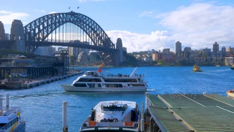 Sydney Harbour Bridge Stock Footage 114482993