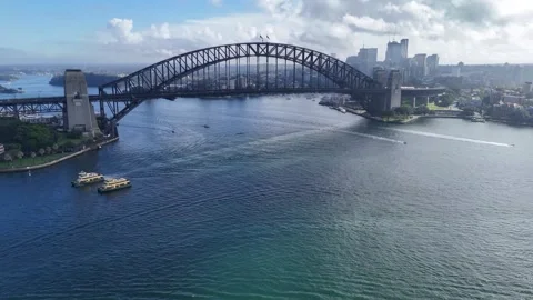 Sydney Harbour Bridge Stock Footage 307733966
