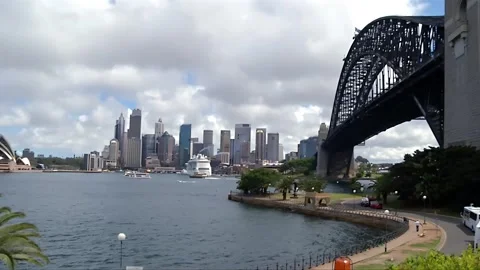 Sydney Harbour Bridge Stock Footage 321048953